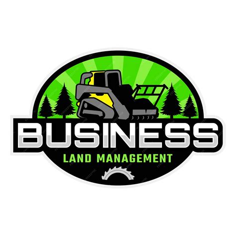 Premium Vector | Land clearing mascot logo template