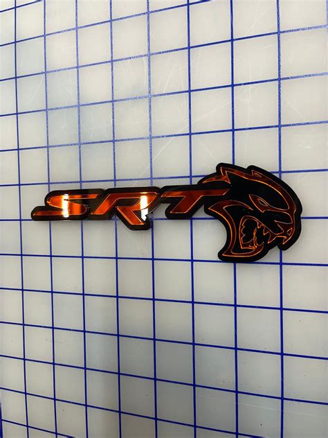 SRT Hellcat trunk badge – Exotic Innovations