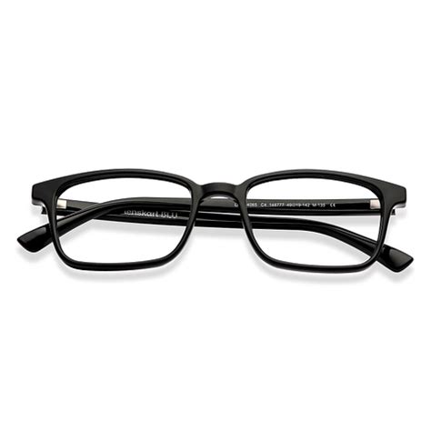 Buy Blue Block Screen Glasses: Black Full Rim Rectangle Lenskart BLU LB ...