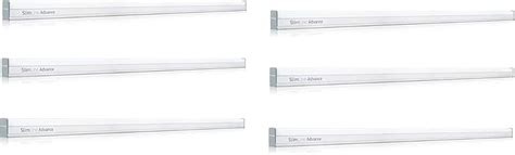 Slimline Advance 25 Watt 2500 Lumen Metal Batten Tubelight Pack ...