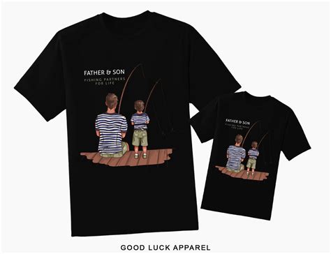 Father Son fishing shirts Dad Son matching shirts Father Son | Etsy