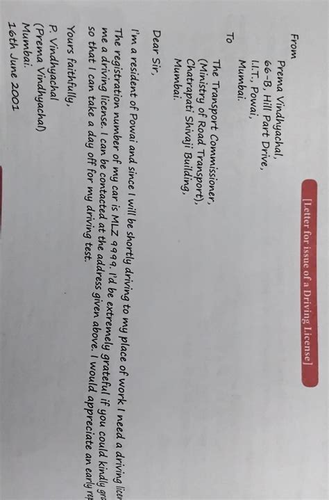 write a formal letter writing step by step we use any topic - Brainly.in