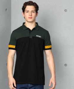 METRONAUT Colorblock Men Polo Neck Multicolor T-Shirt - Buy METRONAUT ...