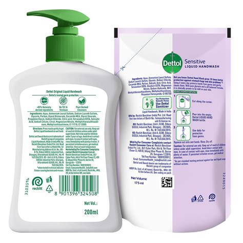 Dettol Liquid Handwash (Original) - 200 ml with Free India | Ubuy