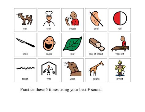 medial d words | Speech Therapy with Miss Nicole: Final F words ...