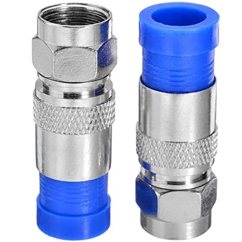 ERH India (Pack of 2) RG6 Connector for Cable TV Satellite COAXIAL ...