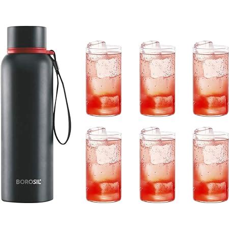 Buy Borosil Stainless Steel Hydra Trek - Vacuum Insulated Flask Water ...