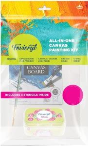 Flipkart.com | Fevicryl All in One Canvas Kit (1 Canvas, 1 Brush, 1 ...