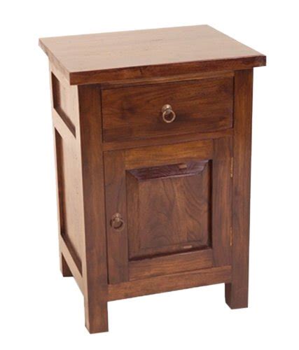 Induscraft Wooden Bedside Tables with Drawer : Amazon.in: Home & Kitchen