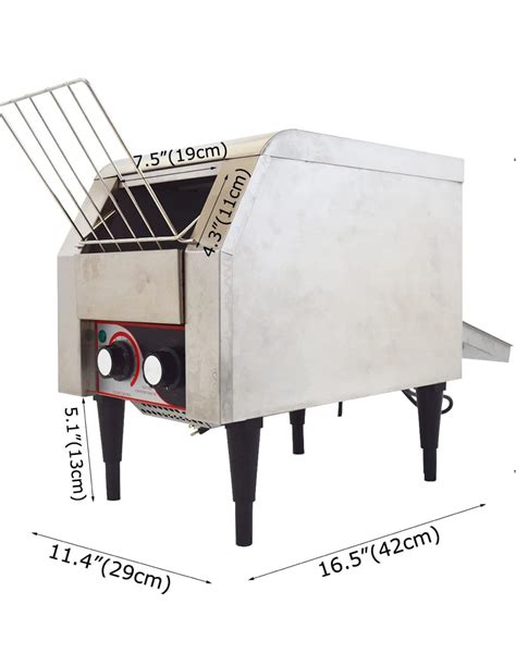 Commercial Conveyor Toaster, Electric Chain Toaster, Stainless Steel Chain Toaster (ECT-150 ...