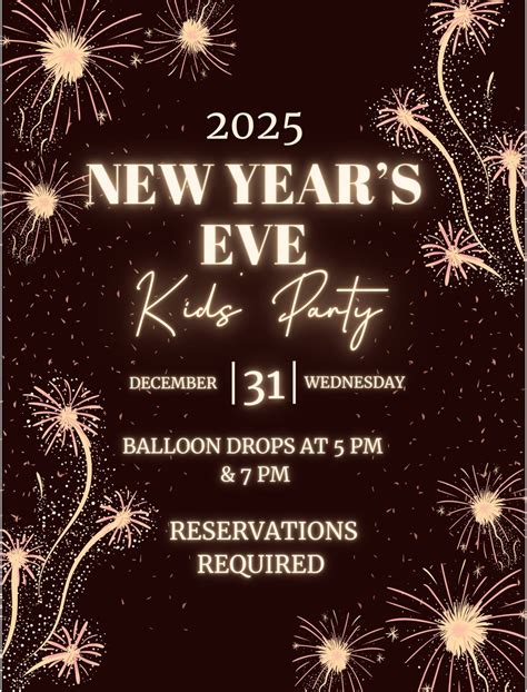 New Years Eve Kids Party , 4470 Long Gate Pkwy Long Gate Shopping ...