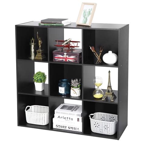 Buy ZENSTYLE 9-Cube Storage Shelf Organizer Display with 5 Removable ...