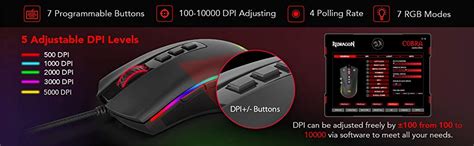 Cobra M711 Wired RGB Gaming Mouse – Redragon India