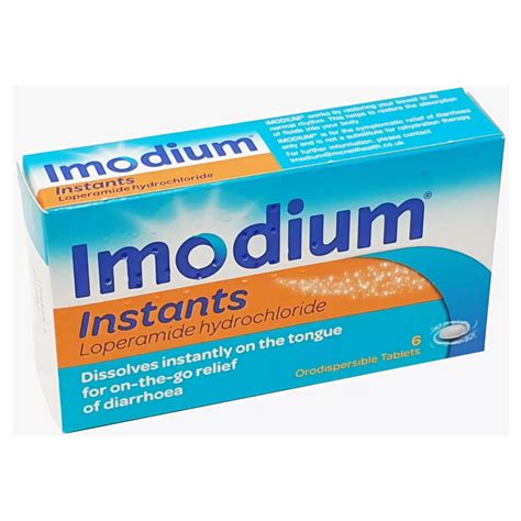 IMODIUM INSTANTS X6 TABS