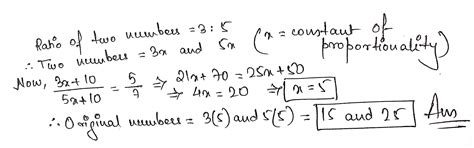 two numbers are such that the ratio between them is 3:4. if each is ...