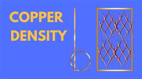 Density of Copper | Chart | kg/m3 | g/cm3 | lb/in3 | g/mm3 | lb/ft3 ...