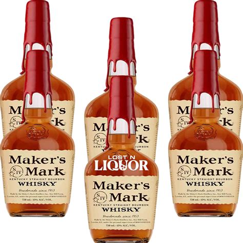 Maker's Mark Kentucky Straight Bourbon Whisky - Lost N Liquor - Online ...