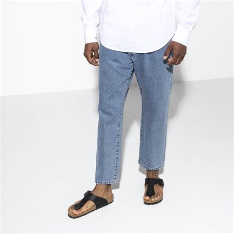 BIRKENSTOCK Ramses Birko-Flor Sandals - Black and Dark Brown