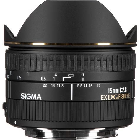 Sigma 15mm f/2.8 EX DG Diagonal Fisheye Lens for Canon EF 476101