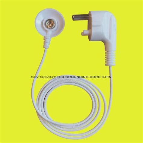 Esd Grounding Cords - ESD Grounding Cord 3 pin Manufacturer from New Delhi