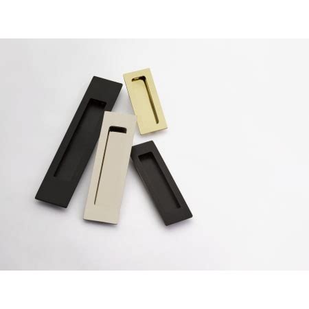 Emtek 220304US19 Modern Rectangular 4 Inch Tall Rectangular Flush Door ...