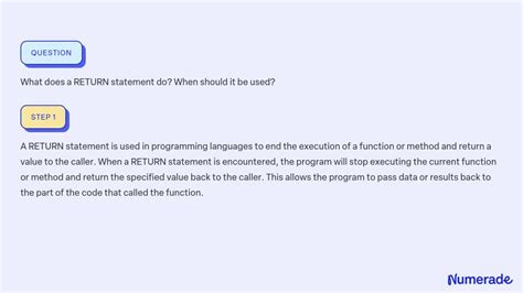 Image result for Return statement Tutorial