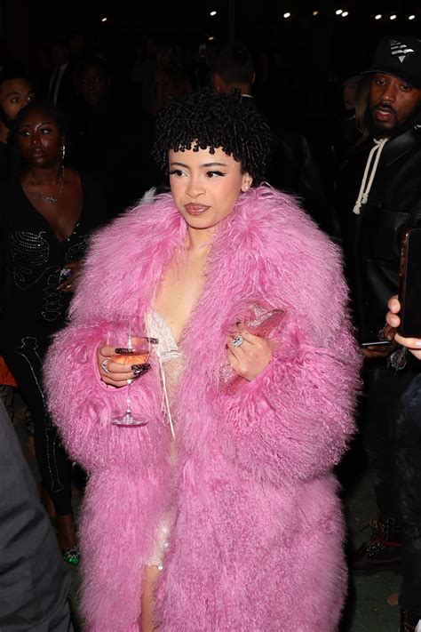 Ice Spice Turns Up Heat in Vibrant Pink Fur at VS Fashion Show ...