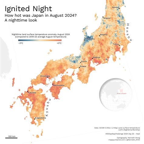 Japan Summer Climate Maps High Temperatures and Rainfall