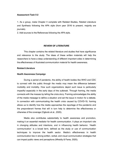 Image result for Example of Research Related Study