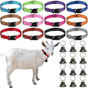 Buy 12 Sets Goat Collars with Bells Horse Sheep Grazing Cow Bells ...