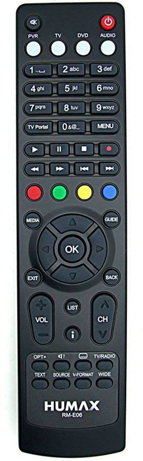 Enter Code for Humax RM Series Remote 的图像结果