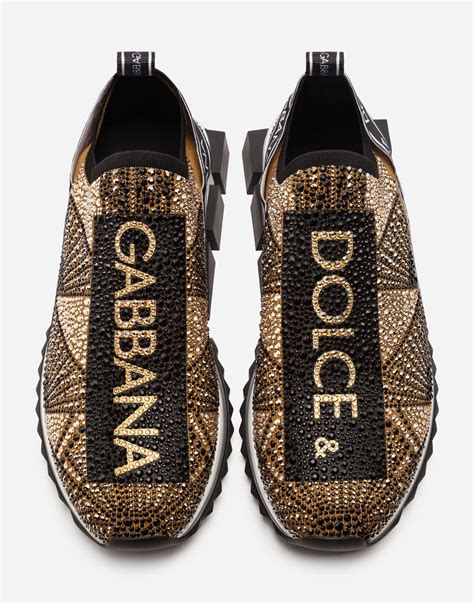 Dolce & Gabbana Sorrento Sneakers With Rhinestones In Multicolor ...