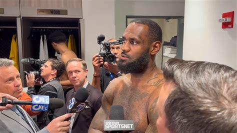 LeBron James Locked In On Bronny's USC Game During Interview, 'Shoot It!'