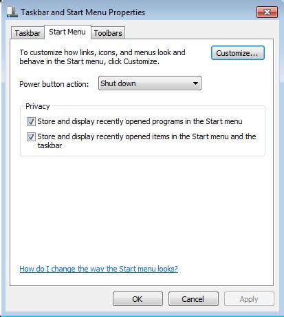 Image result for View Start Menu Windows 7