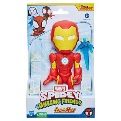 Buy Marvel Spidey and His Amazing Friends Supersized 9-Inch Iron Man ...