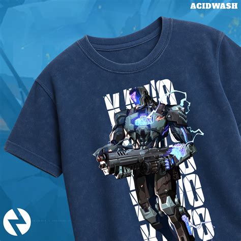 KAY/O | Valorant – Suppression Protocol Acid Wash Tee – Bowchika