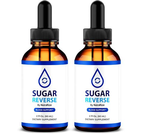 （2 Pacote）Sugar Reverse Drops - Maneira Natural de Manter a Saúde com ...