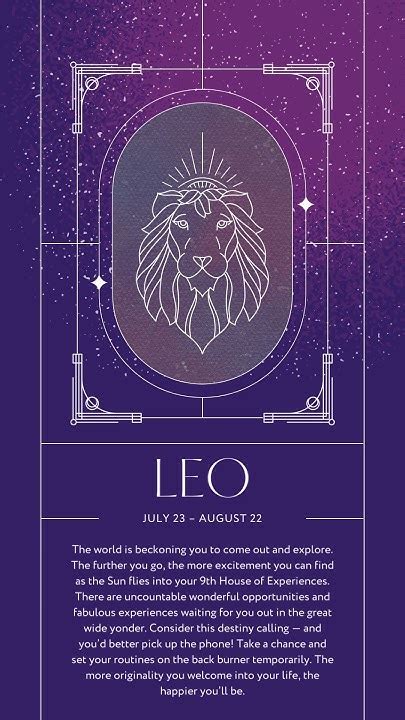 Today's horoscope (March 19th, 2024) for Leo - YouTube