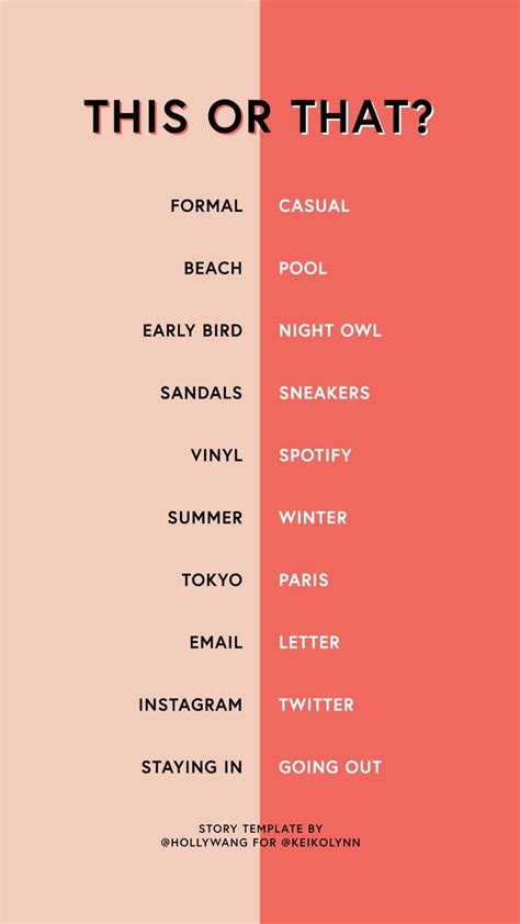 instagram story survey template