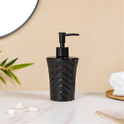 Geometric Design Liquid Dispenser Black 300ml Online - Premium ...