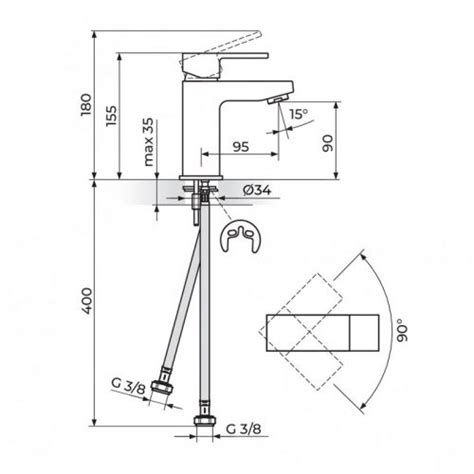 QUADRO JQ30101 Baterija za Lavabo - Alvos Beograd