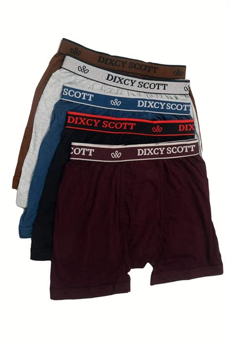 Buy Dixcy Scott Men's Cotton Trunk (Pack Of 5) (193138_Multicolor_L) at ...