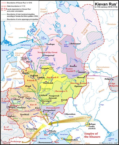 Kievan Rus map in 11th century | SCA Norse, Rus, Slavic | Pinterest | Maps