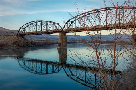 Free Images : arch bridge, water, reflection, cantilever bridge, truss ...