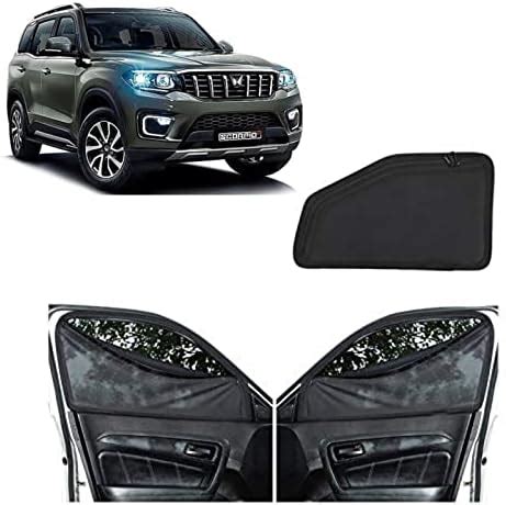 DS ENTERPRISE Z Black Car Window Magnetic/Zipper Sun Shade/Curtain for ...