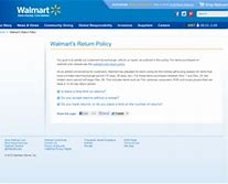 Walmart's return policy
