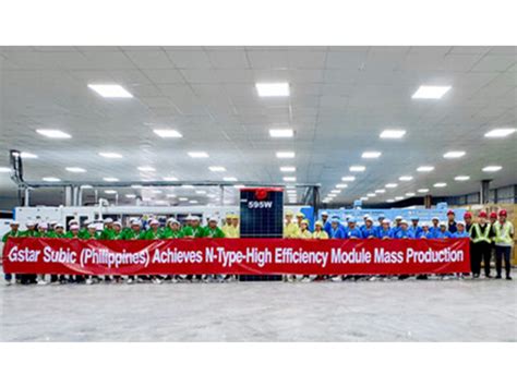 Gstar Subic Philippines: First N-Type High-Efficiency Module ...