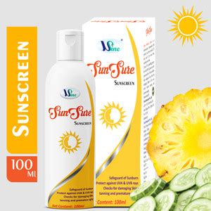 usine Sunscreen - SPF 50 PA+ Sun Sure Sunscreen Lotion has UV ray ...