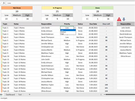 Excel Do List Template 1020x1320