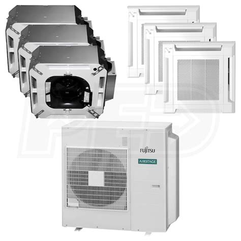 Fujitsu F3H45C12121200 Ceiling Cassette 3-Zone System - 45,000 BTU ...